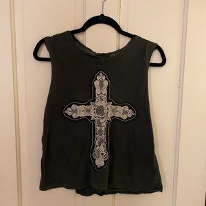 Cross tank top